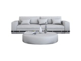 Innocent® Sofa weiß / schwarz 2-Sitzer Artesania mit Gürtel 10747 Miniaturansicht - 1