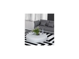 Innocent® Sofa Kunstleder weiß / Stoff grau 2-Sitzer Farggi Beine Edelstahl 10763 Miniaturansicht - 4