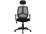 SalesFever® Schreibtischstuhl schwarz Zamora mit Netzbezug 11111 Miniaturansicht - 2