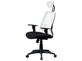 SalesFever® Schreibtischstuhl weiß/schwarz Zamora mit Netzbezug 11114 Miniaturansicht - 1