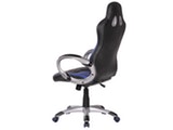 SalesFever® Schreibtischstuhl blau/schwarz Nava Racing Design 11118 Miniaturansicht - 4