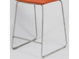 SalesFever® Barhocker orange Sellam mit Fußstütze 2er Set 11759 Miniaturansicht - 3