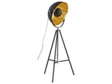 SalesFever® Stehleuchte schwarz/gold Aspectu mit 1 Lampe 11780 Miniaturansicht - 1