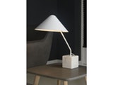 SalesFever® Tischlampe weiß Trina Marmorsockel n-7133-4625 Miniaturansicht - 3