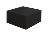 SalesFever® Couchtisch schwarz 60 cm quadratisch Kubus Hochglanz 1896 Miniaturansicht - 1