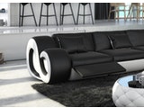 Innocent® Wohnlandschaft schwarz/weiß L-Form Design Sofa mit LED NESTA n-7997-5342 Miniaturansicht - 3