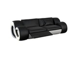 Innocent® Sofa schwarz/weiß 2-Sitzer Nesta mit LED n-8014-5354 Miniaturansicht - 1