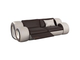 Innocent® Sofa braun/creme 2-Sitzer Nesta mit LED n-8014-5355 Miniaturansicht - 1