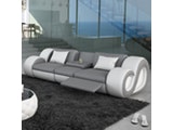 Innocent® Sofa grau/weiß 3-Sitzer Nesta mit Funktion und LED n-8017-5363 Miniaturansicht - 2