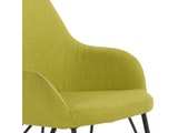 SalesFever® Kinder grün Textil Schaukelstuhl Bob Polster Sessel 12666 Miniaturansicht - 3