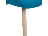 SalesFever® Relaxsessel blau Webstoff mit Armlehnen ergonomische Form ANJO 12669 Miniaturansicht - 10