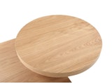 SalesFever® Eichenholz Couchtisch mit zwei Tischplatten Stehen n-10076 Miniaturansicht - 7