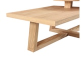 SalesFever® Eichenholz Couchtisch mit zwei Tischplatten Stehen n-10076 Miniaturansicht - 6