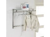 SalesFever® Wandgarderobe mit Stäben, Haken und Hutablage aus Glas Luciano 4270/38 Miniaturansicht - 2