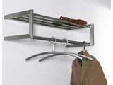 SalesFever® Wandgarderobe mit Stäben und Hutablage aus Stahl Camillo 4268/38 Miniaturansicht - 2