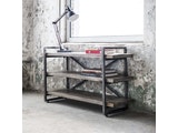 SalesFever® Regal 120 cm Rifto mit 3 Fächern aus Mangoholz Iwan 5771/16AL Miniaturansicht - 2