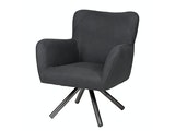 SalesFever® Sessel aus Kunstleder mit Armlehnen und Stahlbeinen Lion 4550/44B Miniaturansicht - 1