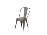 SalesFever® Stuhl Bistro aus pulverbeschichtetem Edelstahl Nando 3611/44G Miniaturansicht - 1