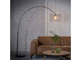 SalesFever® Bogenlampe mit 1 Leuchte 45 cm spiralförmiger Lampenschirm Savio 7962/76 Miniaturansicht - 3