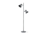 SalesFever® Stehlampe Beton-Optik mit 2 Leuchten einstellbar Davio 8036/48 Miniaturansicht - 1