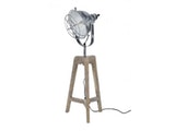 SalesFever® Stehlampe mit drehbarem Schirm aus Eisen auf Holz Afro 8198/48 Miniaturansicht - 1