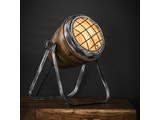 SalesFever® Tischlampe aus Eisen mit Holzschirm Raster Flodor 8211/16 Miniaturansicht - 3