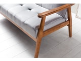 SalesFever® Design Schlafsofa grau ausklappbar skandinavische Möbel Dundal 0n-10078-7678 Miniaturansicht - 6