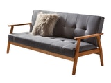 SalesFever® Design Schlafsofa dunkelgrau ausklappbar skandinavische Möbel Dundal 0n-10078-7679 Miniaturansicht - 1