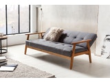 SalesFever® Design Schlafsofa dunkelgrau ausklappbar skandinavische Möbel Dundal 0n-10078-7679 Miniaturansicht - 5