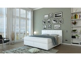 SalesFever® Boxspringbett 200 x 200 cm weiß Hotelbett LED JULIEN 382103 Miniaturansicht - 4