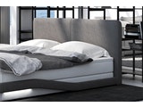SalesFever® Boxspringbett 140 x 200 cm weiß grau Hotelbett LED ELIANA 387672 Miniaturansicht - 2