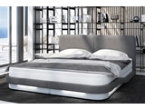 SalesFever® Boxspringbett 140 x 200 cm weiß grau Hotelbett LED ELIANA 387672 Miniaturansicht - 4