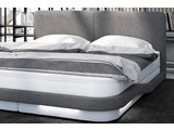 SalesFever® Boxspringbett 140 x 200 cm weiß grau Hotelbett LED ELIANA 387672 Miniaturansicht - 5