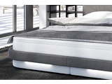 SalesFever® Boxspringbett 140 x 200 cm weiß grau Hotelbett LED ELIANA 387672 Miniaturansicht - 6