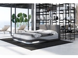 SalesFever® Boxspringbett 140 x 200 cm weiß grau Hotelbett LED ELIANA 387672 Miniaturansicht - 7