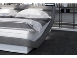 SalesFever® Boxspringbett 140 x 200 cm weiß grau Hotelbett LED ARJONA 387719 Miniaturansicht - 5
