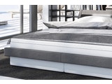 SalesFever® Boxspringbett 160 x 200 cm weiß grau Hotelbett LED ARJONA 387726 Miniaturansicht - 6