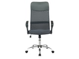 SalesFever® Bürostuhl Schreibtischstuhl schwarz mit Netzrücken und Kunstleder Uno 390917 Miniaturansicht - 3