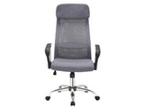 SalesFever® Bürostuhl Schreibtischstuhl grau mit Netzrücken und Leinen Stoffbezug Dos 390924 Miniaturansicht - 3