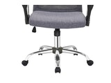 SalesFever® Bürostuhl Schreibtischstuhl grau mit Netzrücken und Leinen Stoffbezug Dos 390924 Miniaturansicht - 6