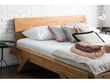 SalesFever® Balkenbett 140 x 200 cm aus massivem Fichtenholz natur JASMIN 390795 Miniaturansicht - 4