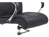 SalesFever® Bürostuhl Schreibtischstuhl schwarz aus Echtleder NEO 390498 Miniaturansicht - 8