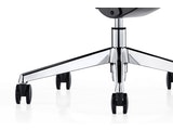 SalesFever® Bürostuhl Schreibtischstuhl schwarz aus Echtleder SLEEK 390528 Miniaturansicht - 7