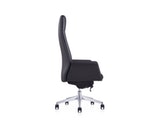 SalesFever® Bürostuhl Schreibtischstuhl schwarz aus Kunstleder COCOON 390504 Miniaturansicht - 5