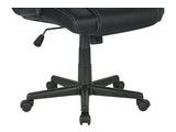 SalesFever® Bürostuhl Schreibtischstuhl schwarz/blau aus Kunstleder ARVO 389669 Miniaturansicht - 7