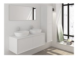 SalesFever® Badezimmer Set 3tlg. weiß matt 120 cm CORVO 391723 Miniaturansicht - 1