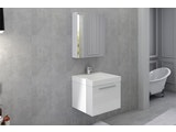SalesFever® Badezimmer Set 2tlg. Hochglanz Weiß 50 cm TARO 389713 Miniaturansicht - 1