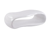 SalesFever® Couchtisch Weiß aus Fiberglas Twister 394311 Miniaturansicht - 1