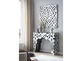 SalesFever® Wandspiegel quadratisch 102 cm aus MDF mit Spiegelglas Matrix 394618 Miniaturansicht - 2