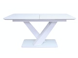 SalesFever® Esstisch Weiß 160 / 200 x 90 cm mit Ausziehfunktion Lumina 395721 Miniaturansicht - 2